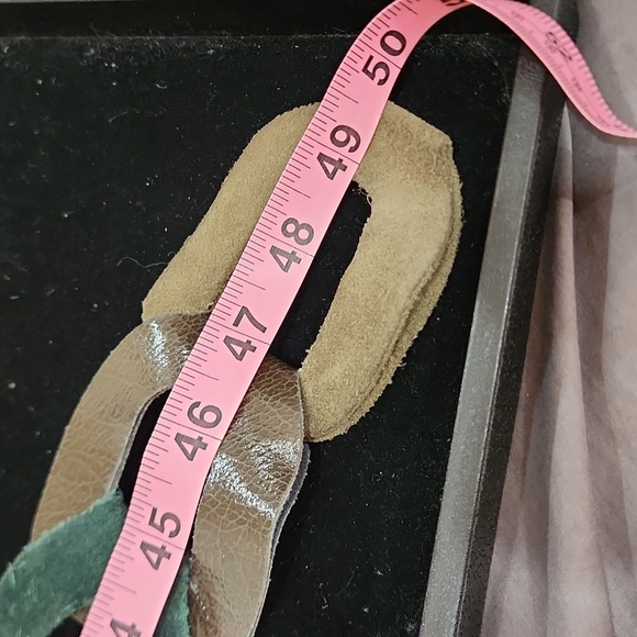 Miss sixty leather triple shade green genuine leather suede gorgeous - Picture 7 of 11